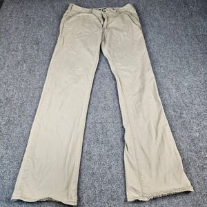 BKE Jake Mens Khaki Tan Regular Fit Straight Leg Chino Pants 30x32